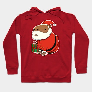 Capybara Christmas Santa Costume Hoodie